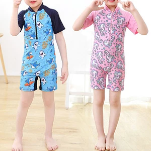 Kids Girls Boys Swimwear Cartoon Summer Swimsuit Beachwear Swimming-Costume ` - Picture 1 of 16