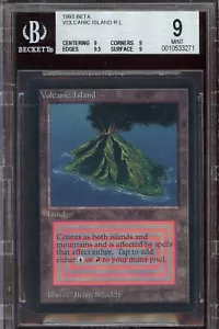 1993 BGS 9 Beta Volcanic Island ~ QUAD + 9,5 ~ Vintage MTG / Magic !!! - Photo 1/2