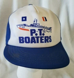 Vintage WW2 WWII P.T. Boaters PT-617 blue USN Navy Coast Guard ELCO rare - Picture 1 of 4