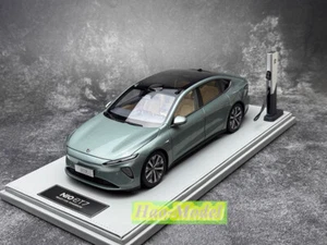 New energy 1:18 NIO ET7 electric vehicle Alloy Diecast Car Model Gift Blue/Green - Imagen 1 de 26