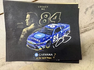 AUTOGRAPHED 2024 Jimmie Johnson #84 Carvana OFFICIAL HERO CARD Signed - Picture 1 of 1