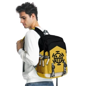 One Piece Law Anime Rucksacke Manga Laptoptasche Tasche Bag BACK PACK 46x28x18cm - Picture 1 of 5