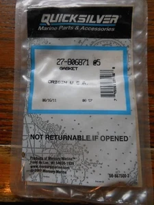 Quicksilver Gasket 27-8066871 ( 5 gaskets - 1 pack ) - Bild 1 von 2