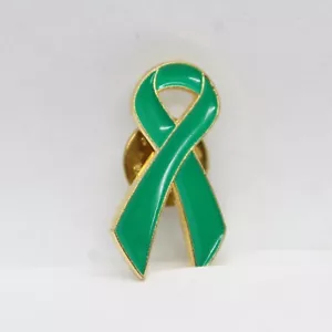 Bewusstsein für psychische Gesundheit grünes Band Pin Revers Emaille Sammlerstück - Bild 1 von 3