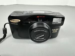 Samsung Slim Zoom 1150 35mm Film Point And Shoot Camera Black For Parts - Picture 1 of 10