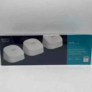 New EERO 6 Dual Band M110311 Dual-Band Mesh WIFI System 1 Router 2 Extenders - Zdjęcie 1 z 5
