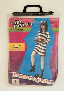 Funtastic Costume Vintage In Package Lady Convict Women’s One Size Dress Cap - Picture 1 of 7