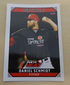 Daniel Schmidt 2018/19 Australian Baseball League card - Perth Heat - Picture 1 of 2