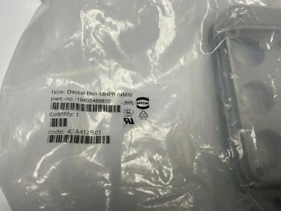 HARTING 19400489822 6 x m32 COVER  - Image 1 of 2