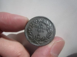 1889 MEXICO UN CENTAVO - Picture 1 of 2