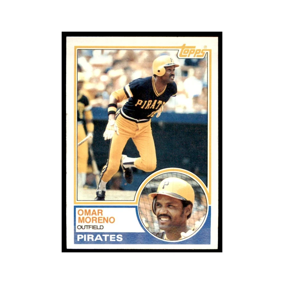 1983 Topps Omar Moreno Baseball Cards #485 - Image 1 of 3
