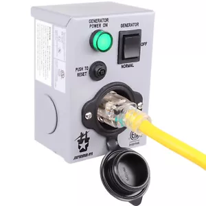 15A 120V ETL zertifizierter manueller Generator Transferschalter mit Leistungsschalter - Bild 1 von 9
