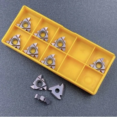 10pcs AG55 16 ER 3/8" BP1125 Carbide Threading Insert for External  Tool Holder - Image 1 of 2