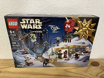 LEGO STAR WARS ADVENT CALENDAR #75366 NEW SEALED 24 Gifts Ewok Palpatine Trooper - Image 1 of 4
