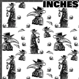 Plague Doctor Gothic mit Totenköpfen 100% hochwertiger Baumwoll Popeline Stoff - Bild 1 von 3