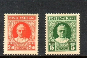 Vatican City Stamps - Scott #'s 11 & 12 - Mint Hinged - Picture 1 of 1