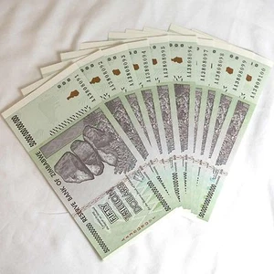 10 X 50 TRILLION ZIMBABWE CURRENCY 2008 AA SERIES NOTE UNCIRCULATED - Picture 1 of 1
