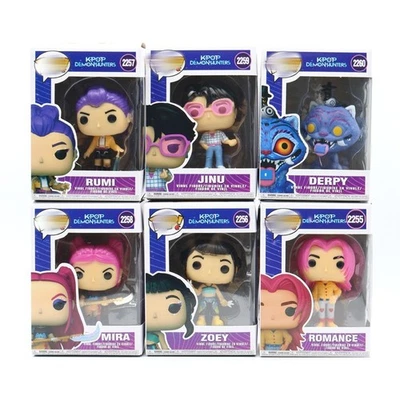 6x Kpop Demon Hunters bambola bambina giocattolo Rumi Mira Zoey figure bambole regali compleanno