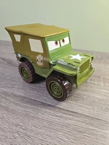 Disney Pixar Cars Mattel Shake N Go Sarge Militär Truck Jeep NICHT sprechend 2007 - Bild 1 von 8