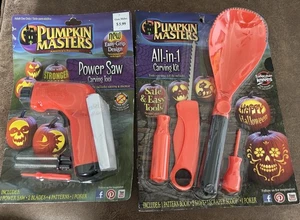 Nuevo juego de herramientas de tallado de sierra eléctrica Masters y kit de talla de calabaza todo en 1 con patrones - Imagen 1 de 13