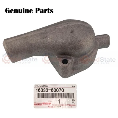 Genuine LandCruiser FJ55 2F 4.2 Petrol Upper Thermostat Water Outlet Housing - Image 1 of 3