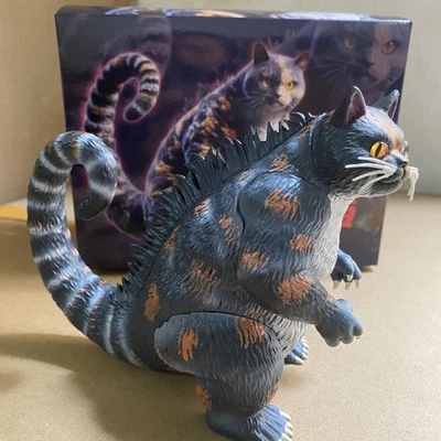 Animal Cat Godzilla Statue Model Figurine Box Collectible Figure Cool Gift - Image 1 of 4