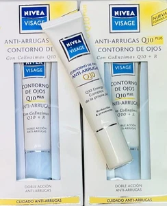 3x Nivea Q10 plus Augencreme Anti Faltencreme Augenlid a15ml - Bild 1 von 5