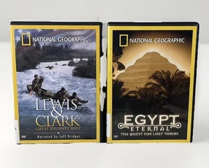 National Geographic DVD’s Lewis & Clark Great Journey West EGYPT Eternal Tombs - Picture 1 of 14