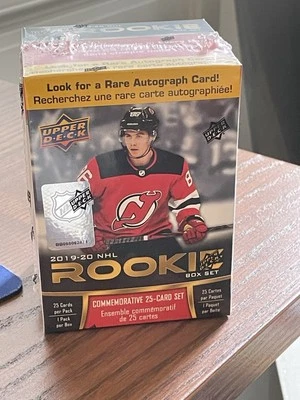 2019-20 Upper Deck NHL Rookie Box Set Factory Sealed w/ Makar RC Hockey Qty - Image 1 of 2