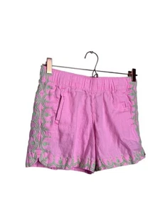 Lilly Pulitzer Laryn Linen Short Pinky Shady Size XS - Picture 1 of 5