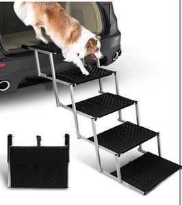 Tragbare faltbare Hundetreppe für Autos, SUVS, LKW - leichte Haustierrampe - Bild 1 von 9