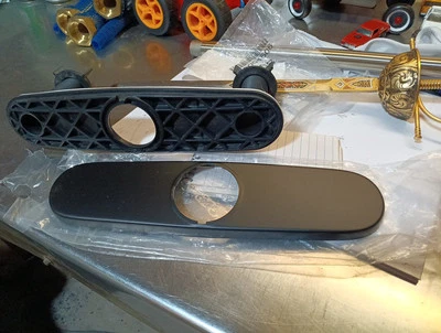 Delta Kitchen Faucet Escutcheon Plate Matte Black Finish  - Image 1 of 3