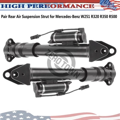 Pair Rear Left Right Air Suspension Strut for Mercedes-Benz W251 R320 R350 R500 - Imagem 1 de 4
