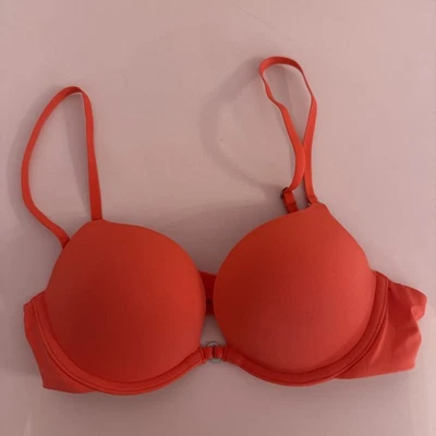 Vintage Gilly Hicks Hot Pink Reese Push Up Bra Women’s 32B - Image 1 of 4