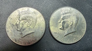Set of 2009 P&D Kennedy Half Dollars, Circulated NIFC READ READ READ - Picture 1 of 2