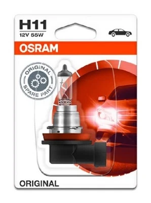 OSRAM H11 Fernscheinwerfer Fernlicht Halogen Glühlampe / 12V 55W PGJ19-2 / 64211 - Bild 1 von 3