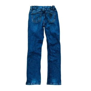 Boys Wrangler Retro Jeans Slim Straight 16 REG Denim Dark Wash - Picture 1 of 8