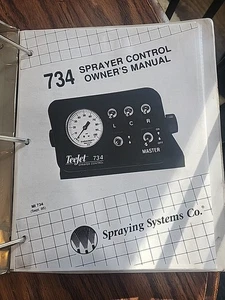 Spraying Systems Co. 734 Sprayer Control Owner's Manual - Picture 1 of 2
