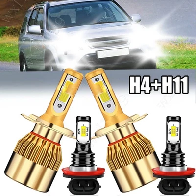 Faros antiniebla LED blancos para Toyota Yaris sedán de 4 puertas 2007-2019 Foto 1 de 4