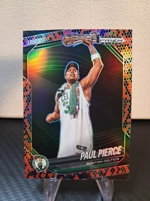 Panini Prizm 2024-25 negro #258 Paul Pierce piel de serpiente Prizm Foto 1 de 4