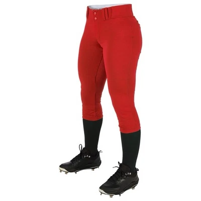 Champro NEW Tournament Girl's Softball Pants Red Size M Medium! T01 NWT - Image 1 of 2