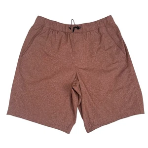 Eddie Bauer Travex Shorts Men's Medium Poly Stretch Light Maroon Hiking Outdoors - Picture 1 of 13