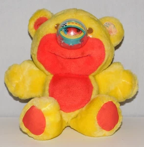 Vintage 10" PlaySkool Nosy Bears Spinning Race Car Hot Rod Plush Stuffed Animal - Picture 1 of 4