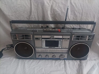 JVC RC-770 1983 Retro Ghettoblaster Ghettoblaster Stereo Radio Cassette Player AUX - Bild 1 von 4