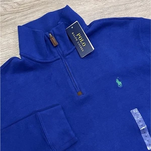 Polo Ralph Lauren NWT Men’s XL 1/4 Zip Pullover Sweater Preppy GrandpaCore Golf - Picture 1 of 12