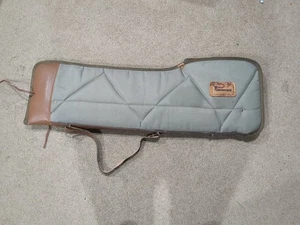 Vintage Browning Shotgun Takedown Softcase grün gesteppt Cord Polster USA - Bild 1 von 7