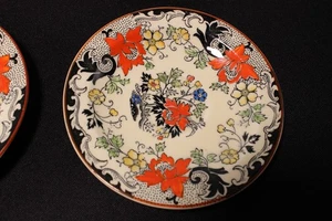 Antique Woods Burslem Norbury Butter Pats – Set of 4 – 1920s Art Deco Floral - Picture 1 of 11