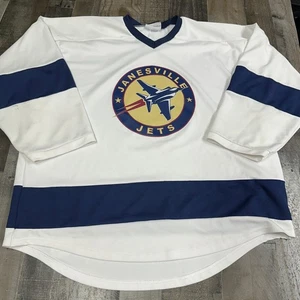 NAHL Janesville Jets K1 USA Hockey Jersey Size Adult XL White - Picture 1 of 11