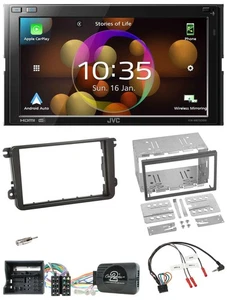 JVC DAB Lenkrad 2DIN Bluetooth USB Autoradio für VW T6 2015-2019 - Bild 1 von 12