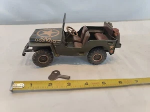 Vint 1940 Arnold USA Military Police Jeep 2500 Made in Germany. W Wind Funziona - Foto 1 di 13